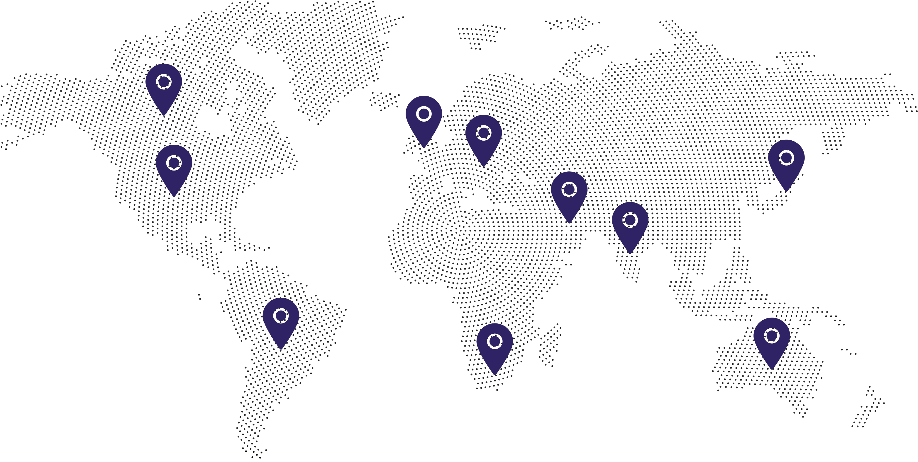 Map of horse racing coverage